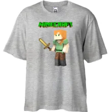 Футболка Oversize Minecraft Алекс