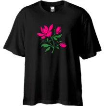 Футболка Oversize з айстрами