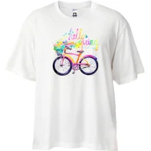 Футболка Oversize Hello Spring