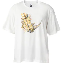 Футболка Oversize со стилизованным носорогом