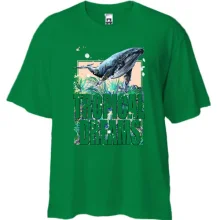 Футболка Oversize с китом 