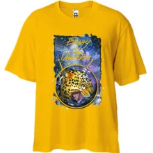 Футболка Oversize з леопардом "Enjoy the universe" (2)