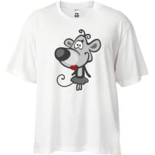 Футболка Oversize Миша мама