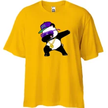 Футболка Oversize Dabbing Gangsta Panda