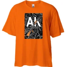 Футболка Oversize Автомат Калашникова (АК)