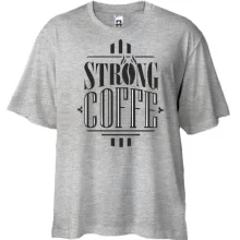 Футболка Oversize Strong Coffee
