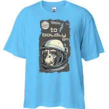 Футболка Oversize to boldly go