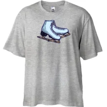 Футболка Oversize з ковзанами