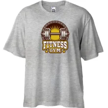 Футболка Oversize fitness gym