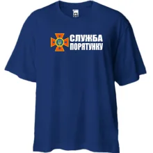 Футболка Oversize Служба спасения Украины