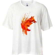 Футболка Oversize з лисицею (1)