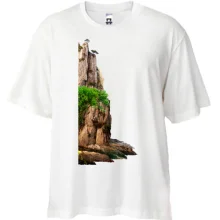 Футболка Oversize с горным пейзажем (2)