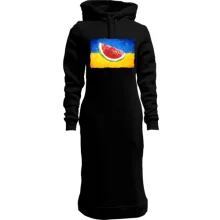 Худи платье Херсон (флаг Украины и кусочек арбуза)