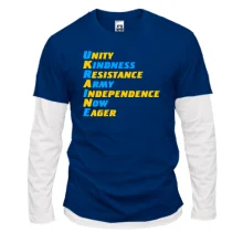 Чоловічий лонгслів Комбі Unity Kindness Resistance