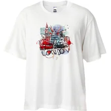 Футболка Oversize з визначними пам'ятками 'London'