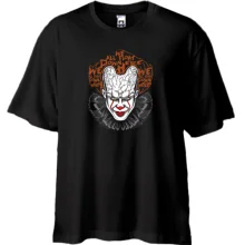 Футболка Oversize с Клоуном 