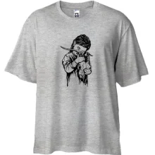 Футболка Oversize з Bring me the horizon girl