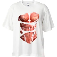 Футболка Oversize Мышцы