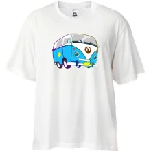 Футболка Oversize с маленьким volkswagen