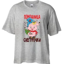 Футболка Oversize з написом 