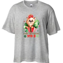 Футболка Oversize с надписью 