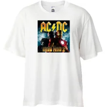 Футболка Oversize AC/DC Iron Man 2