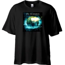 Футболка Oversize In Flames - Soundtrack to Your Escape