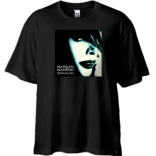 Футболка Oversize Marilyn Manson - Born Villain