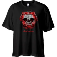 Футболка Oversize Metallica (wherever i may roam)