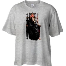 Футболка Oversize Ozzy Osbourne на троне