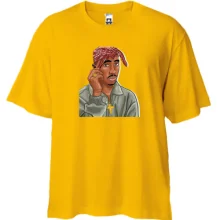 Футболка Oversize с 2PAC (иллюстрация)