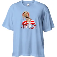 Футболка Oversize с Lil Peep (иллюстрация)