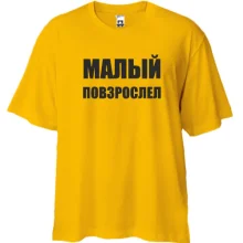 Футболка Oversize с надписью 