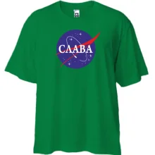 Футболка Oversize Слава (NASA Style)