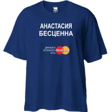 Футболка Oversize с надписью 