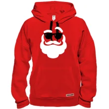 Толстовка с Сантой в темных очках (Cool Santa)