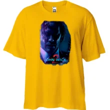 Футболка Oversize с силуэтом Джона Уика (Джон Уик 2)