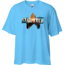 Футболка Oversize с надписью Star Trek