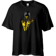 Футболка Oversize зі Скорпіоном з Mortal Kombat