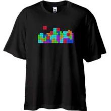 Футболка Oversize с Тетрисом