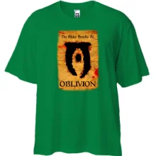 Футболка Oversize з постером до гри Oblivion