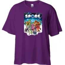 Футболка Oversize з постером гри SPORE