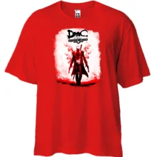 Футболка Oversize с постером игры Devil May Cry