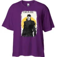 Футболка Oversize з постером до гри Deus Ex