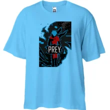 Футболка Oversize с постером Prey