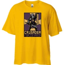 Футболка Oversize с постером Crusader