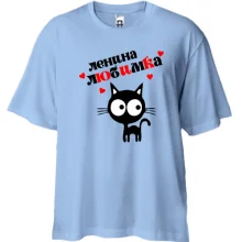 Футболка Oversize с надписью 