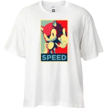 Футболка Oversize з артом Speed (Sonic)