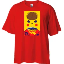 Футболка Oversize с артом Детектива Пикачу