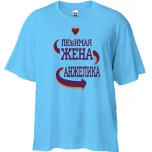 Футболка Oversize с надписью 